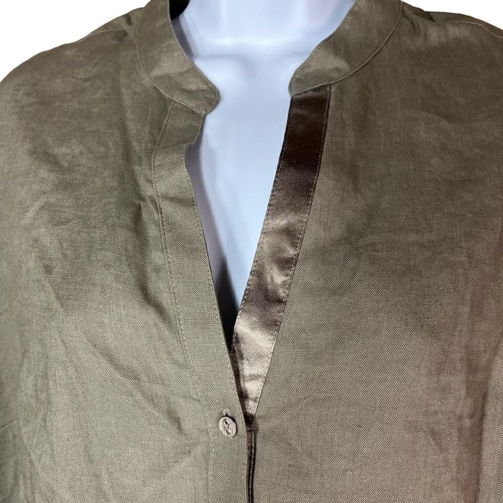 Laura Clement Collection 100% Linen Top - Picture 5 of 10